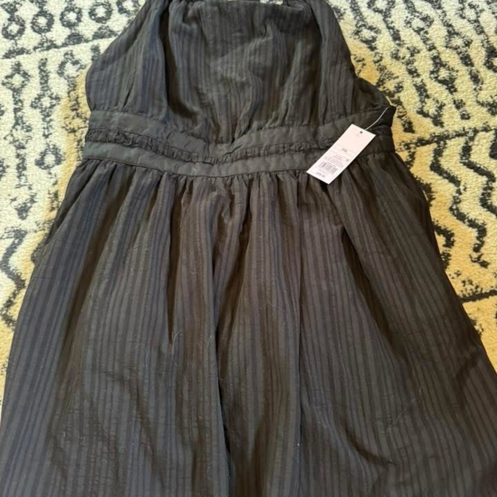 Wild Fable Charcoal Strapless Dress